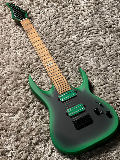 SQOE SEIB7S 7 String in Satin Neon Green