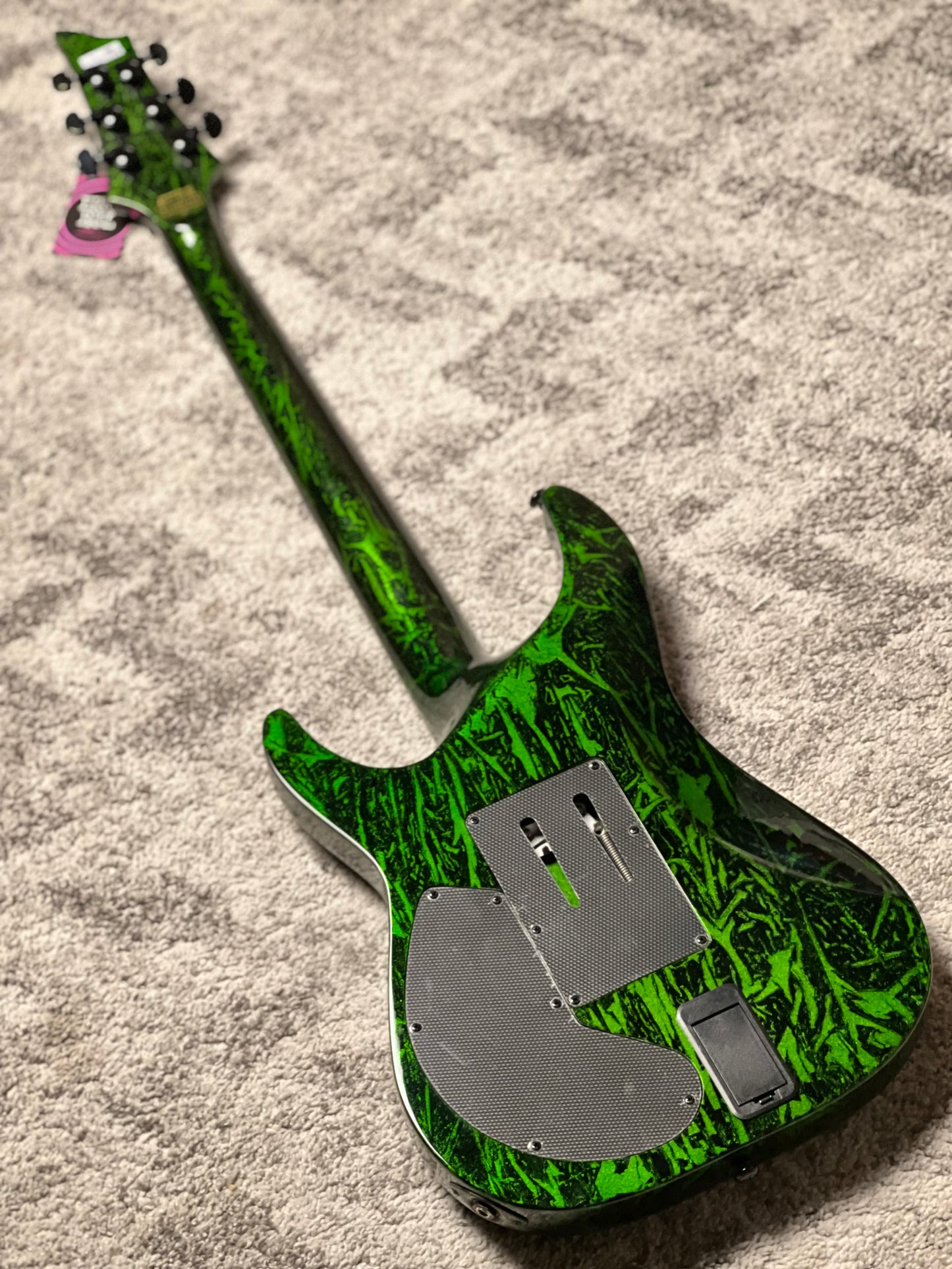 Schecter C-1 FR-S Silver Mountain in Toxic Venom W21080108