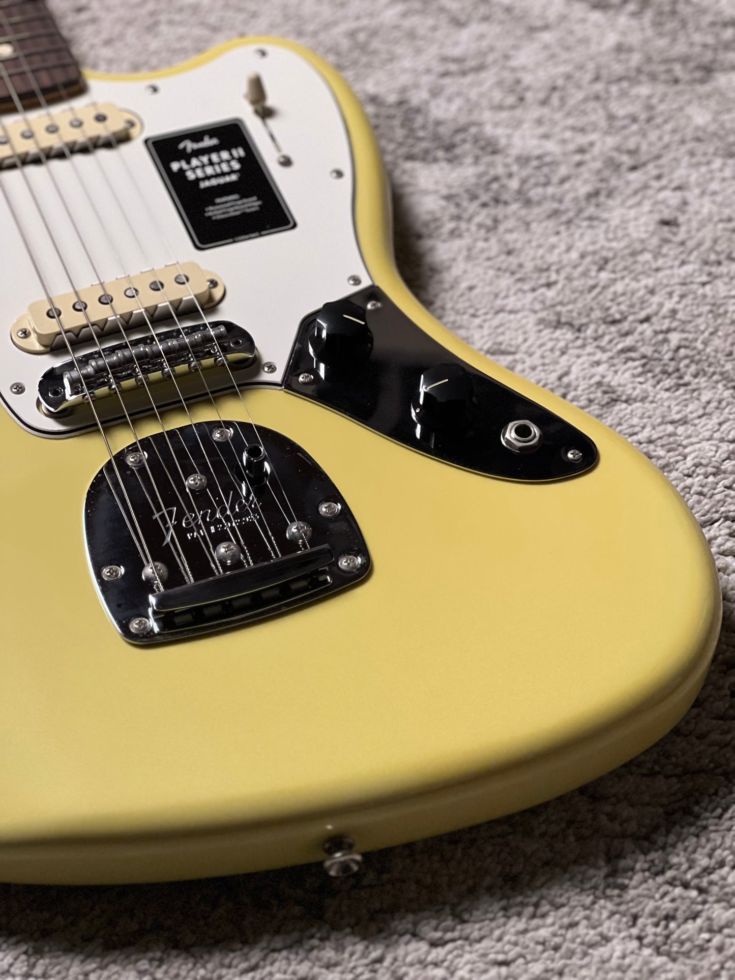 Fender Player II Jaguar With RW FB in Hialeah Yellow