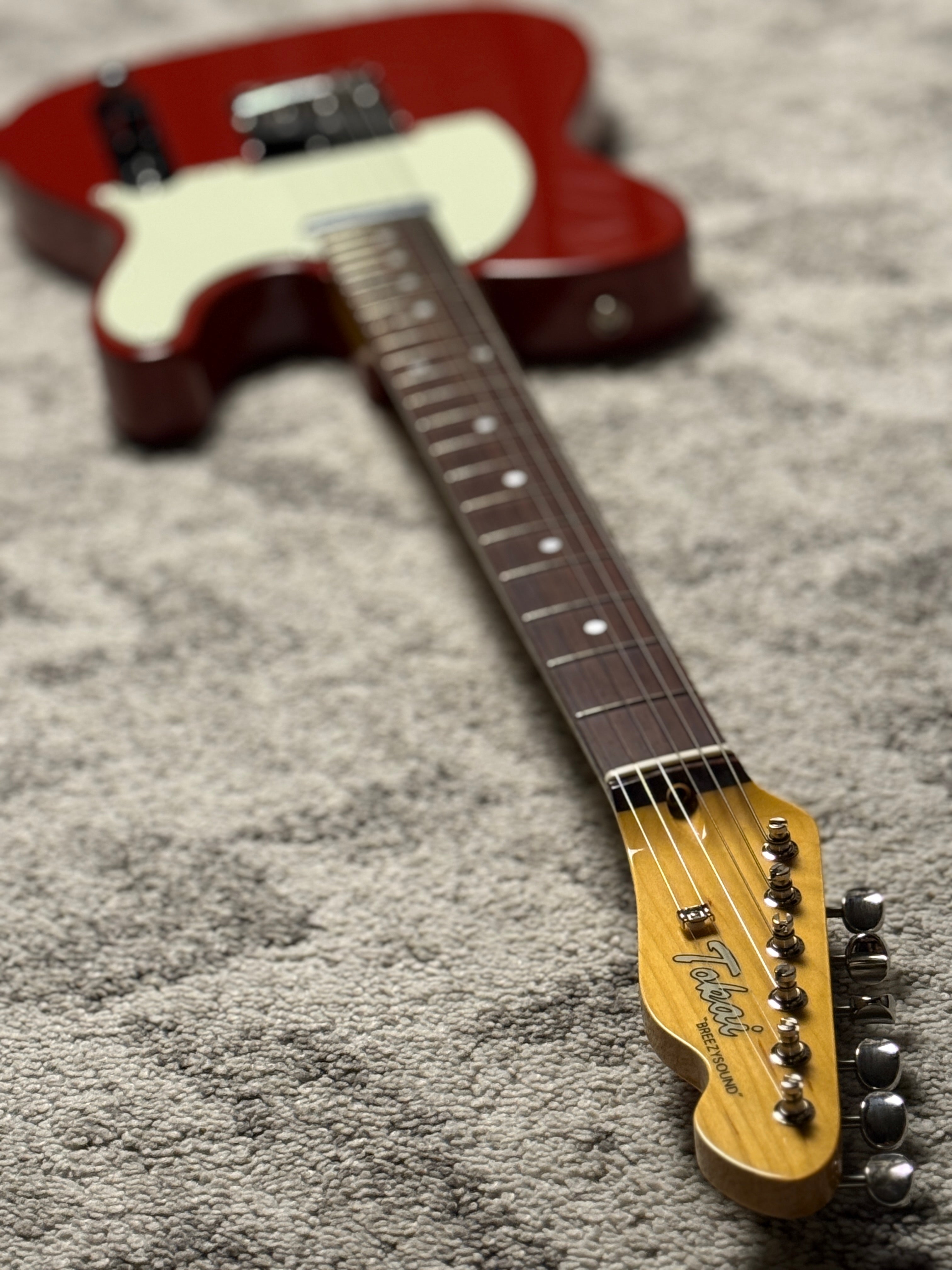 Tokai ATE DKR/R Breezysound Japan in Dakota Red – nafiriguitar.com