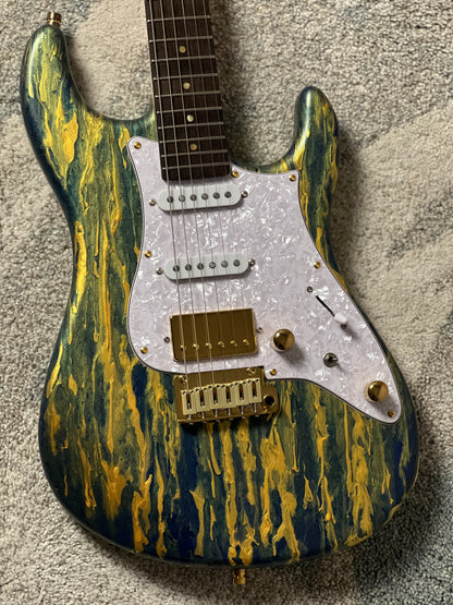 SLX X Dhatarattha Custom DST in Malibu Shmear with Rosewood FB