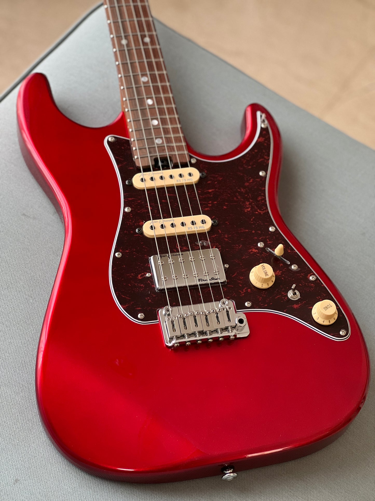 Soloking MS-1 Classic MKII in Candy Apple Red with Entwistle Firestar Nafiri Special Run