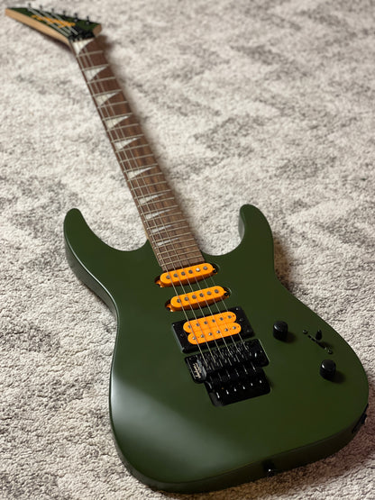 Jackson X Series Dinky DK3XR HSS with Laurel FB in Matte Army Drab
