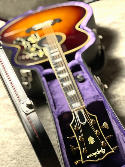 Epiphone Pre-war SJ-200 Rosewood Reissue Acoustic-electric Guitar in Vintage Sunburst