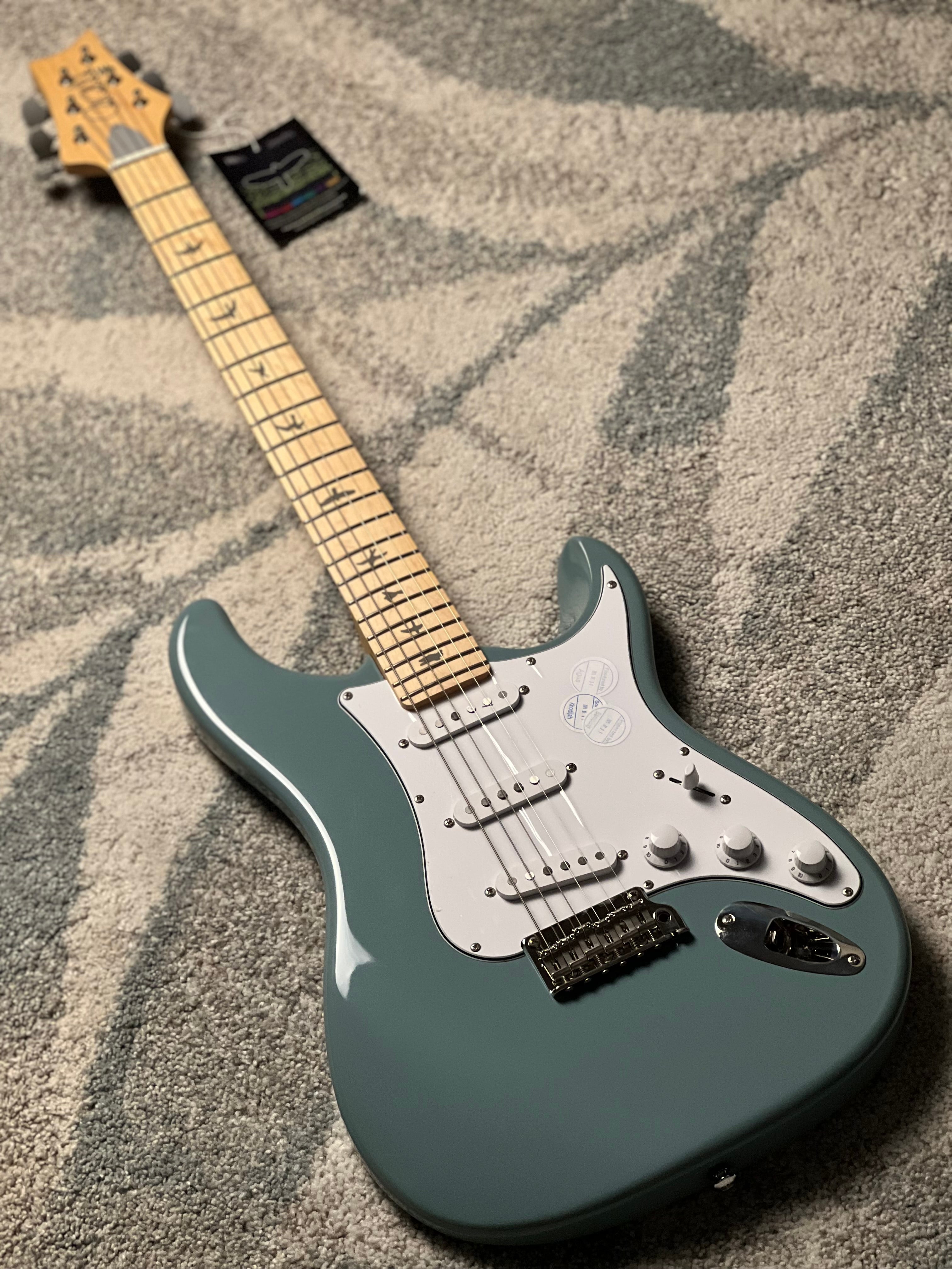 PRS SE John Mayer Silversky w/Maple FB in Stone Blue