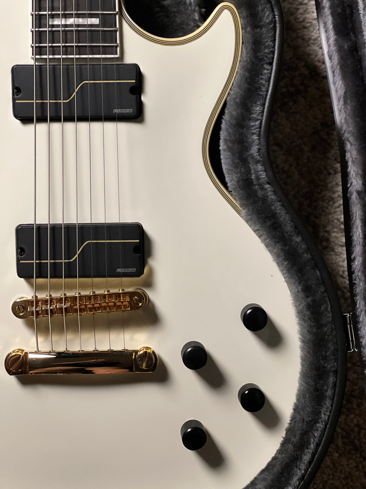 Epiphone Matt Heafy Les Paul Custom Origins 7-String in Bone White (Incl. Hard Case) 25081525831