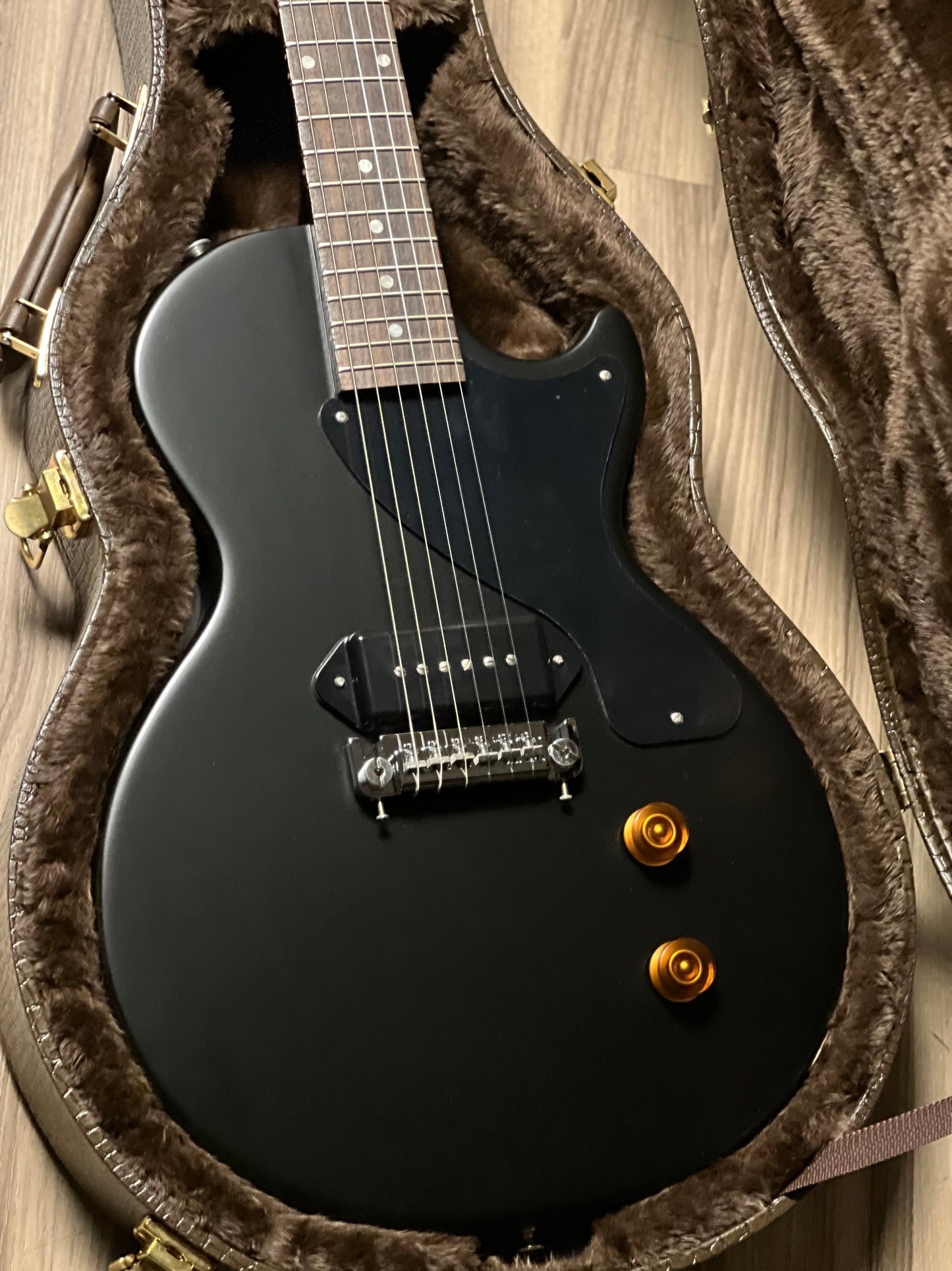 Gibson Les Paul Junior Charlie Starr Ebony Satin w/Case 224040192