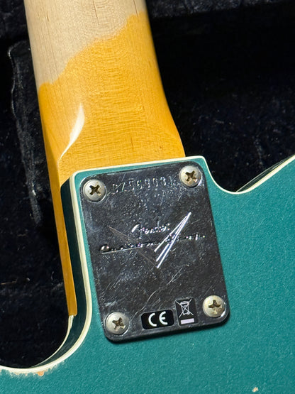 Fender Custom Shop 1965 Telecaster Heavy Relic with Quartersawn Maple in Aged Sherwood Green Metallic