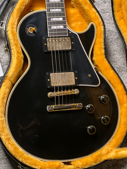 Gibson 1957 Les Paul Custom Reissue VOS - Ebony 2-Pickup 742127