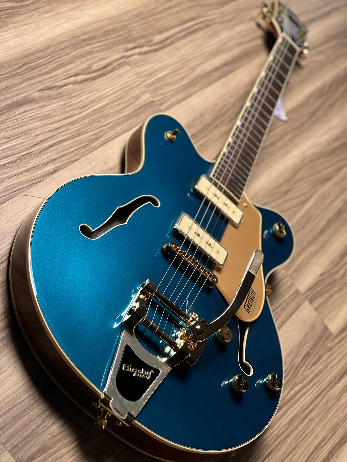 Gretsch Electromatic Pristine LTD Center Block Double-Cut Electric Guitar w/Bigsby In Petrol