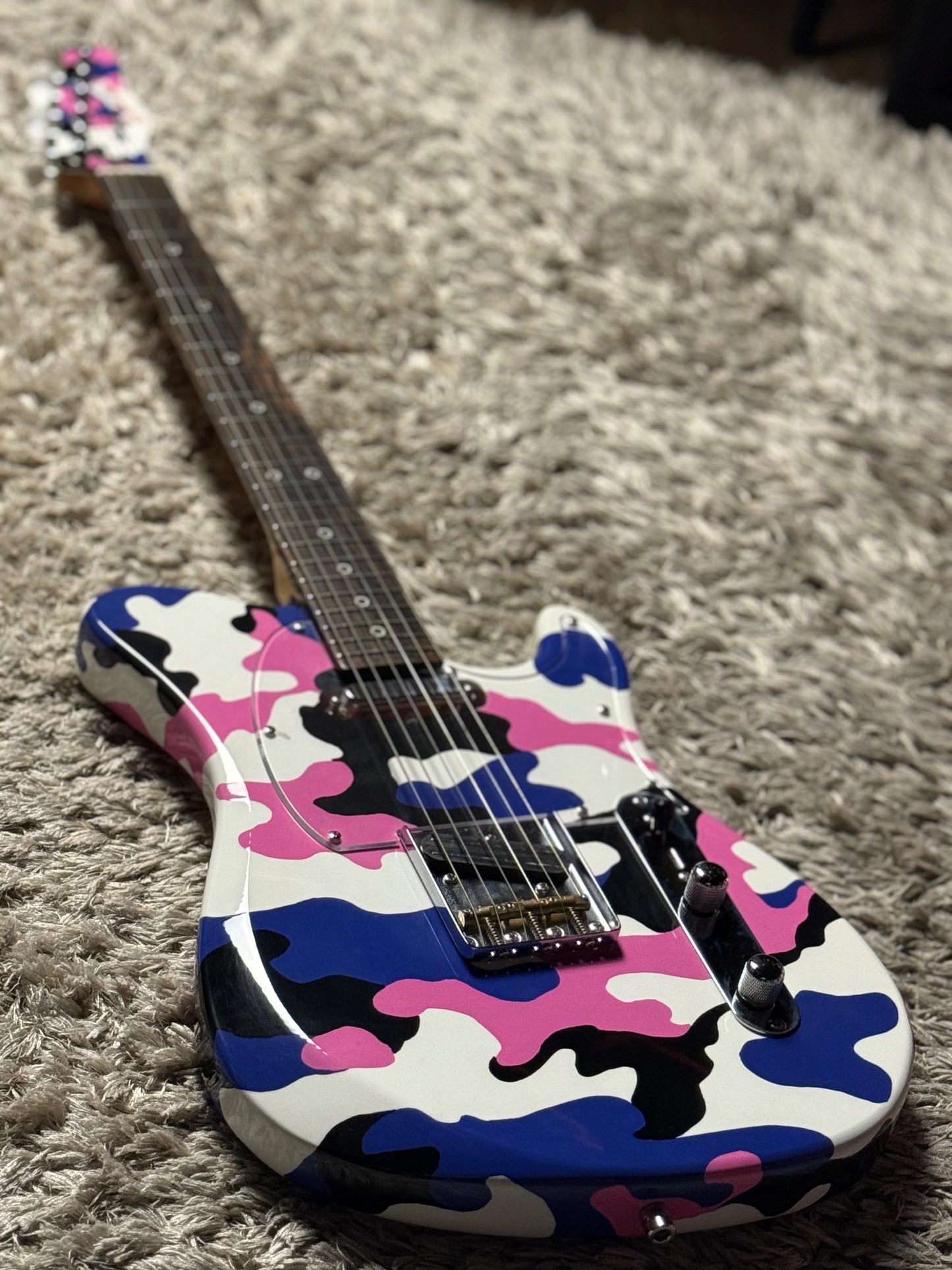 Dhatarattha Custom DTL Artist Hand Paint "Purple Camo"