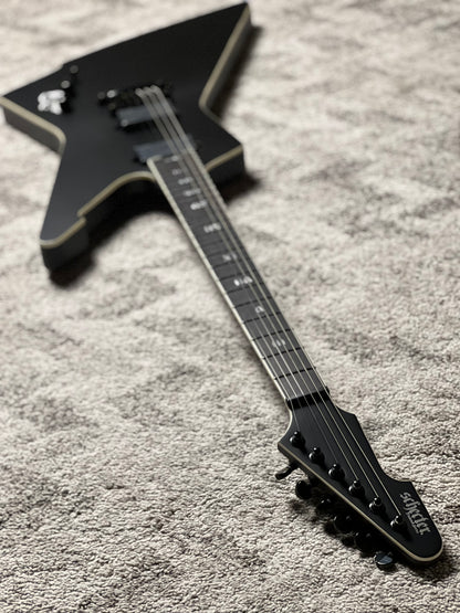 Schecter E-1 SLS Evil Twin in Satin Black W26010887