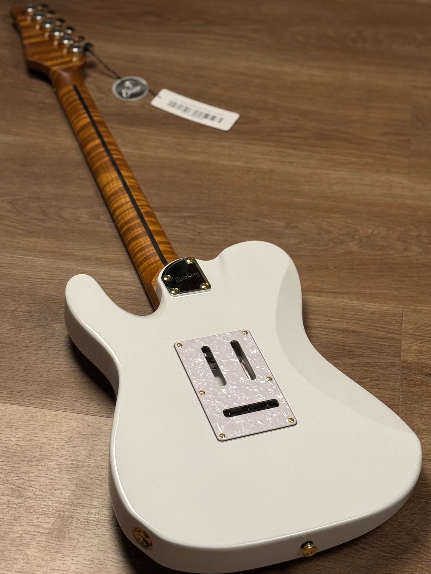 Soloking MT-1 Custom 24 FMN Elite with Flame Neck in Larimar Nafiri Special Run