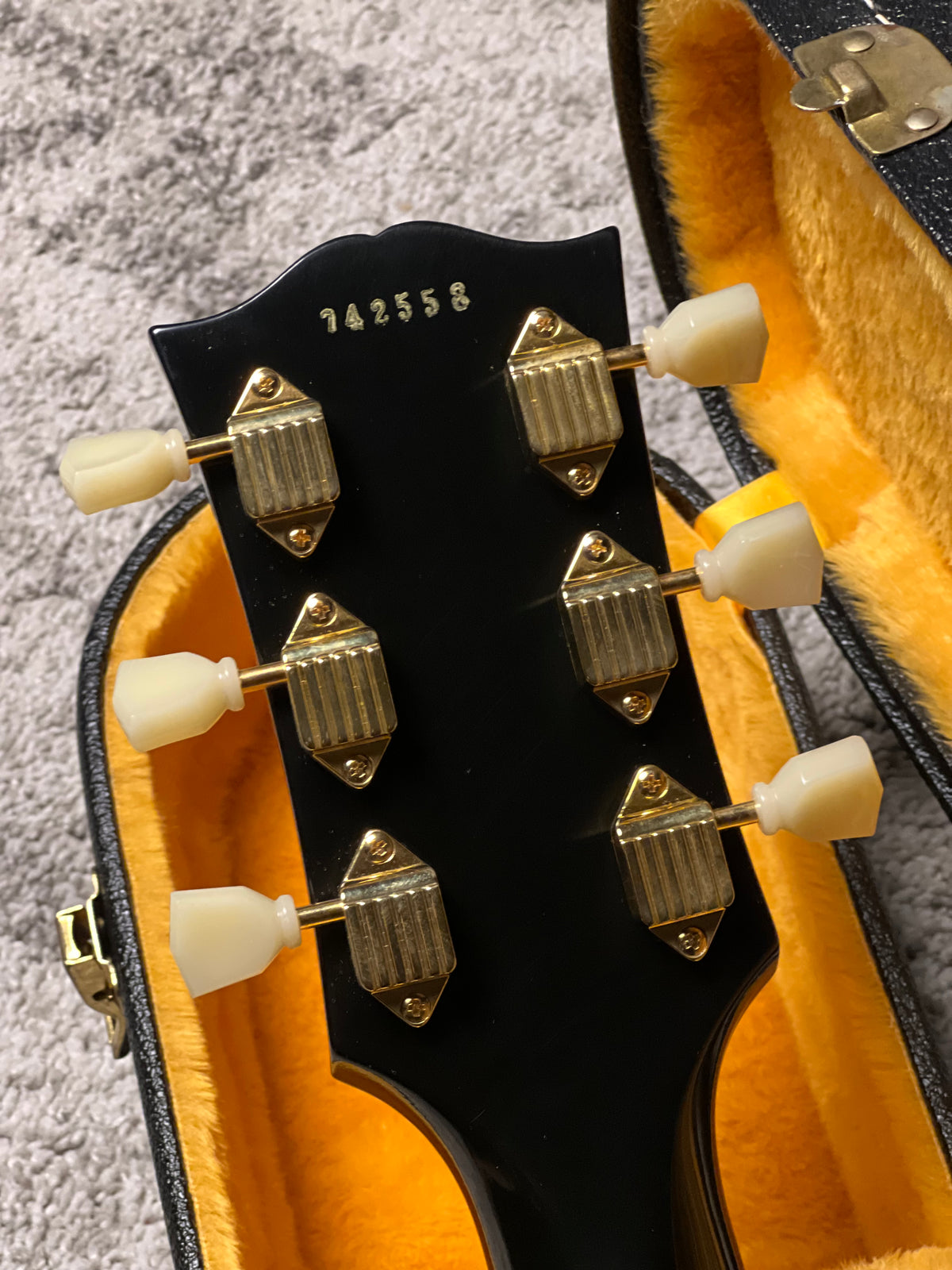 Gibson 1957 Les Paul Custom Reissue VOS - Ebony 2-Pickup 742558