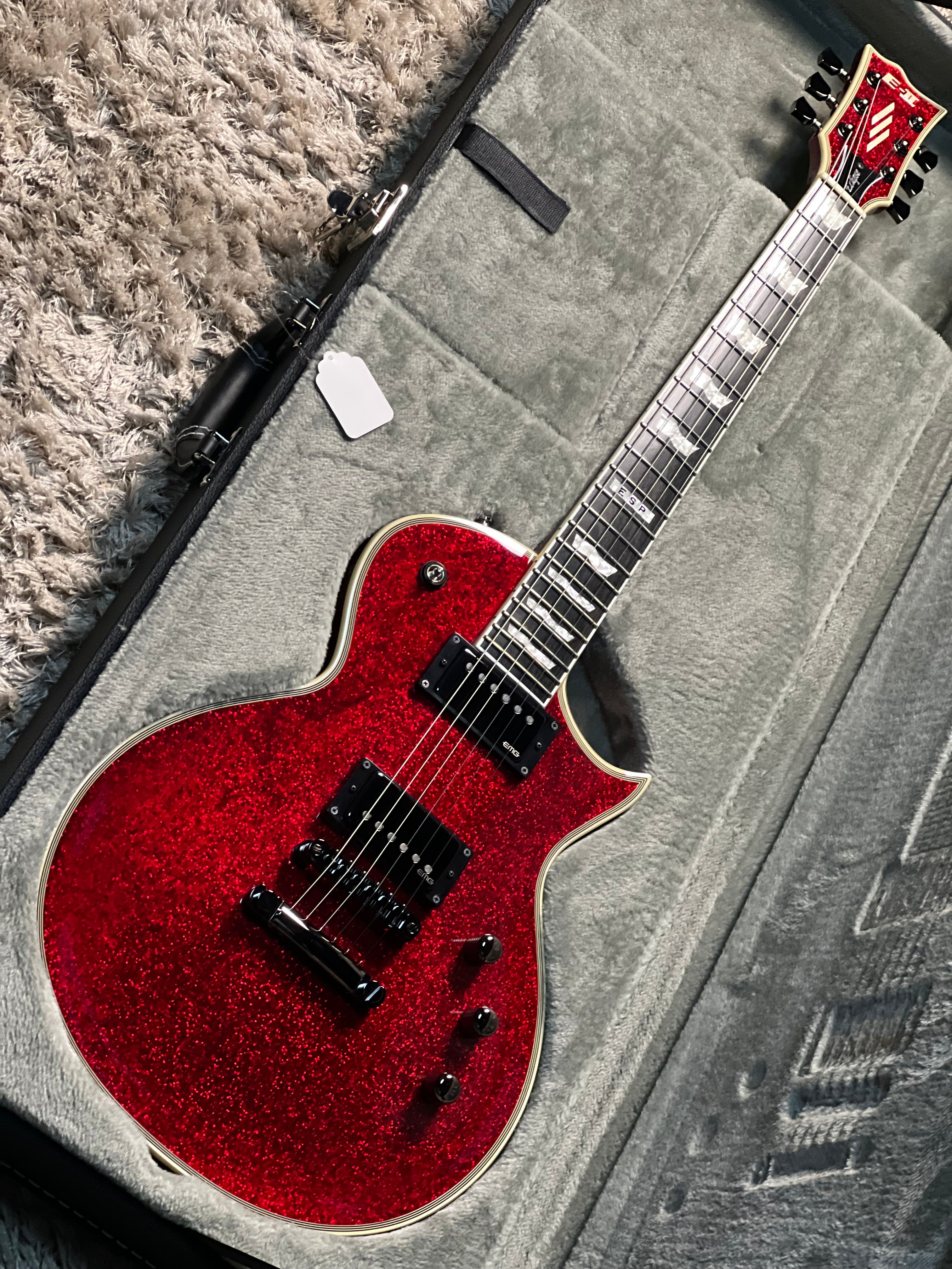 ESP E-II Eclipse in Red Sparkle ES8413183 – nafiriguitar.com