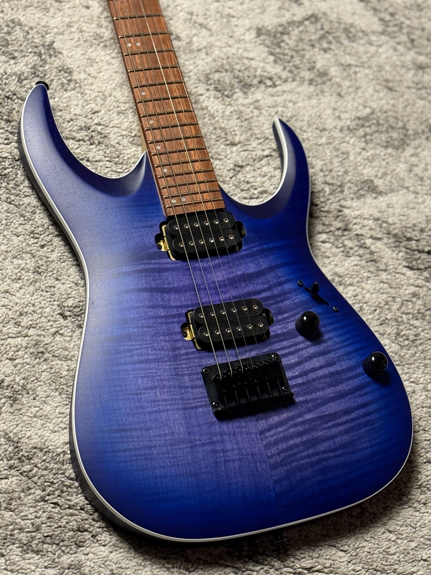 Ibanez RGA42FM - Blue Lagoon Burst Flat