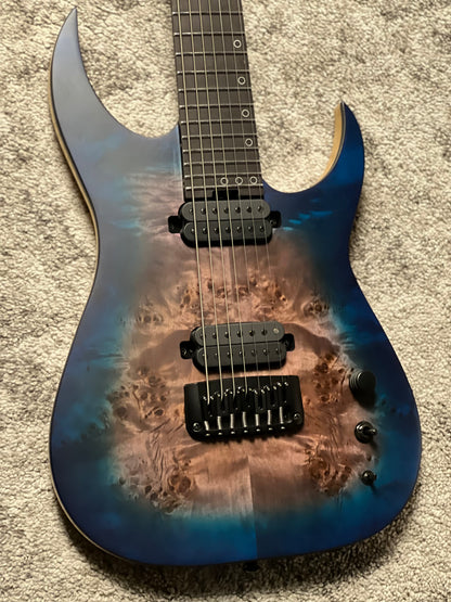 Schecter Keith Merrow KM-7 MK-III Artist BCR in Blue Crimson W23070057