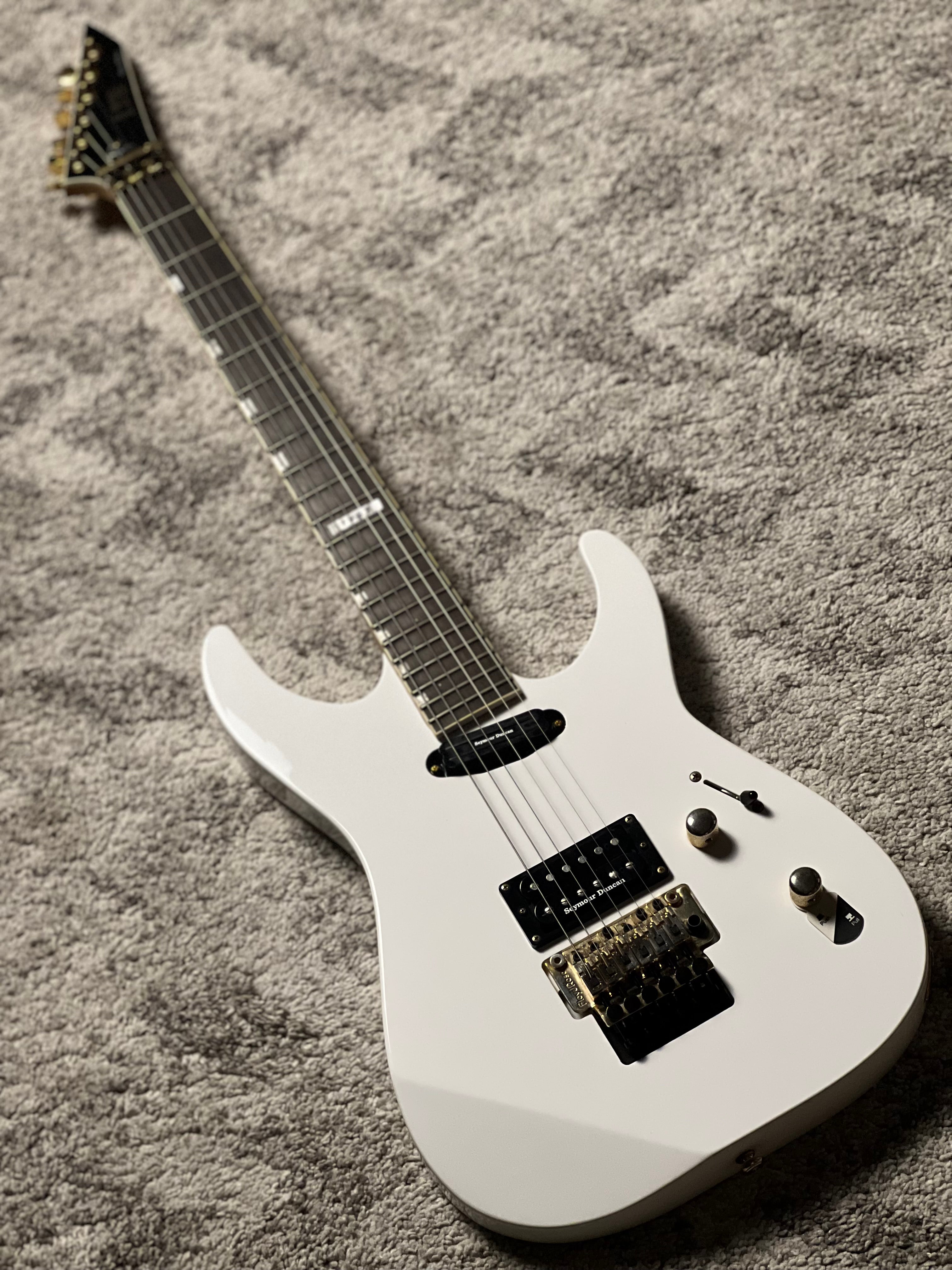 ESP LTD Mirage Deluxe '87 in Snow White – nafiriguitar.com