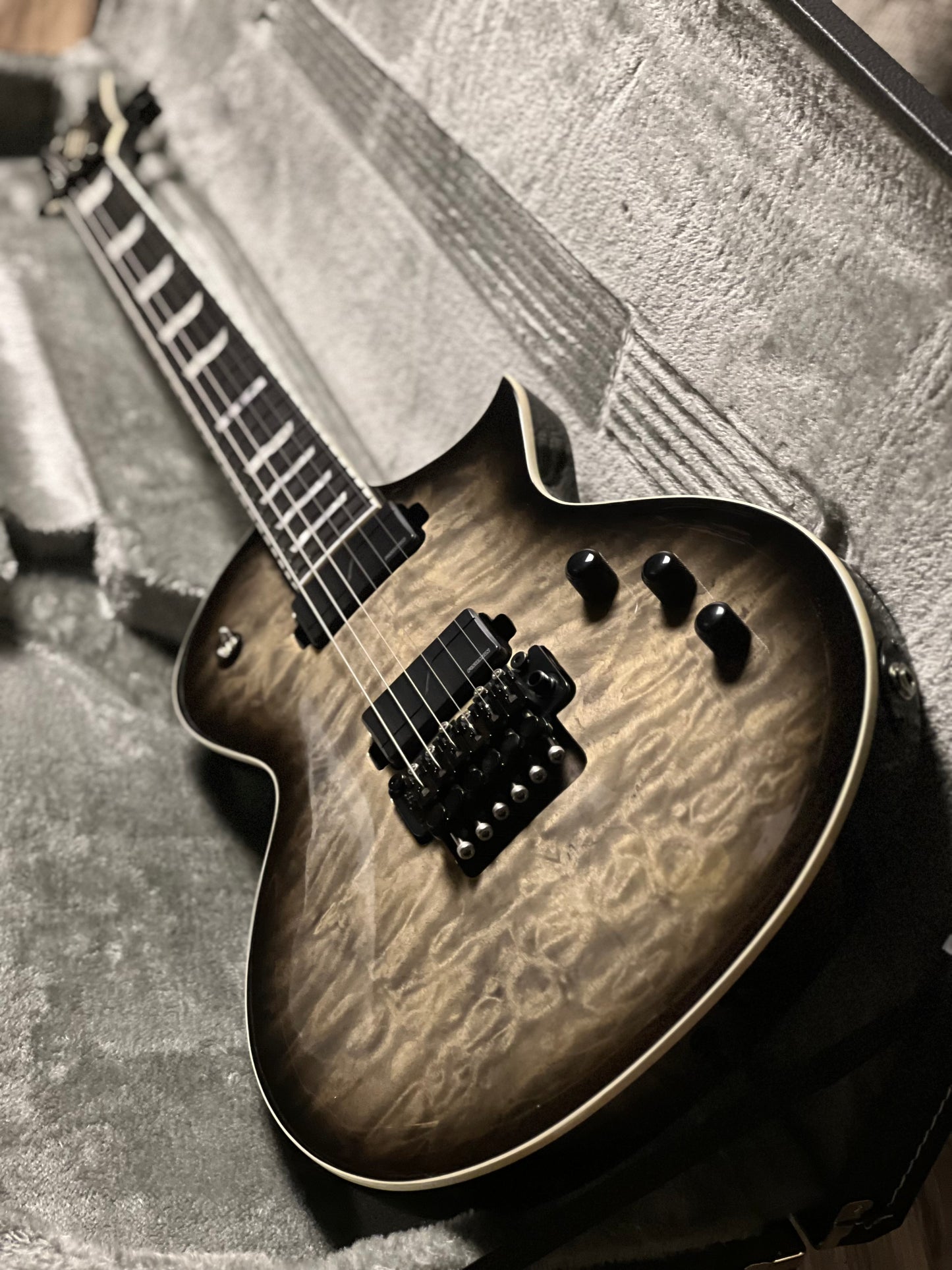ESP E-II ECLIPSE-QM/FR/FL/Charcoal Burst ES9790233
