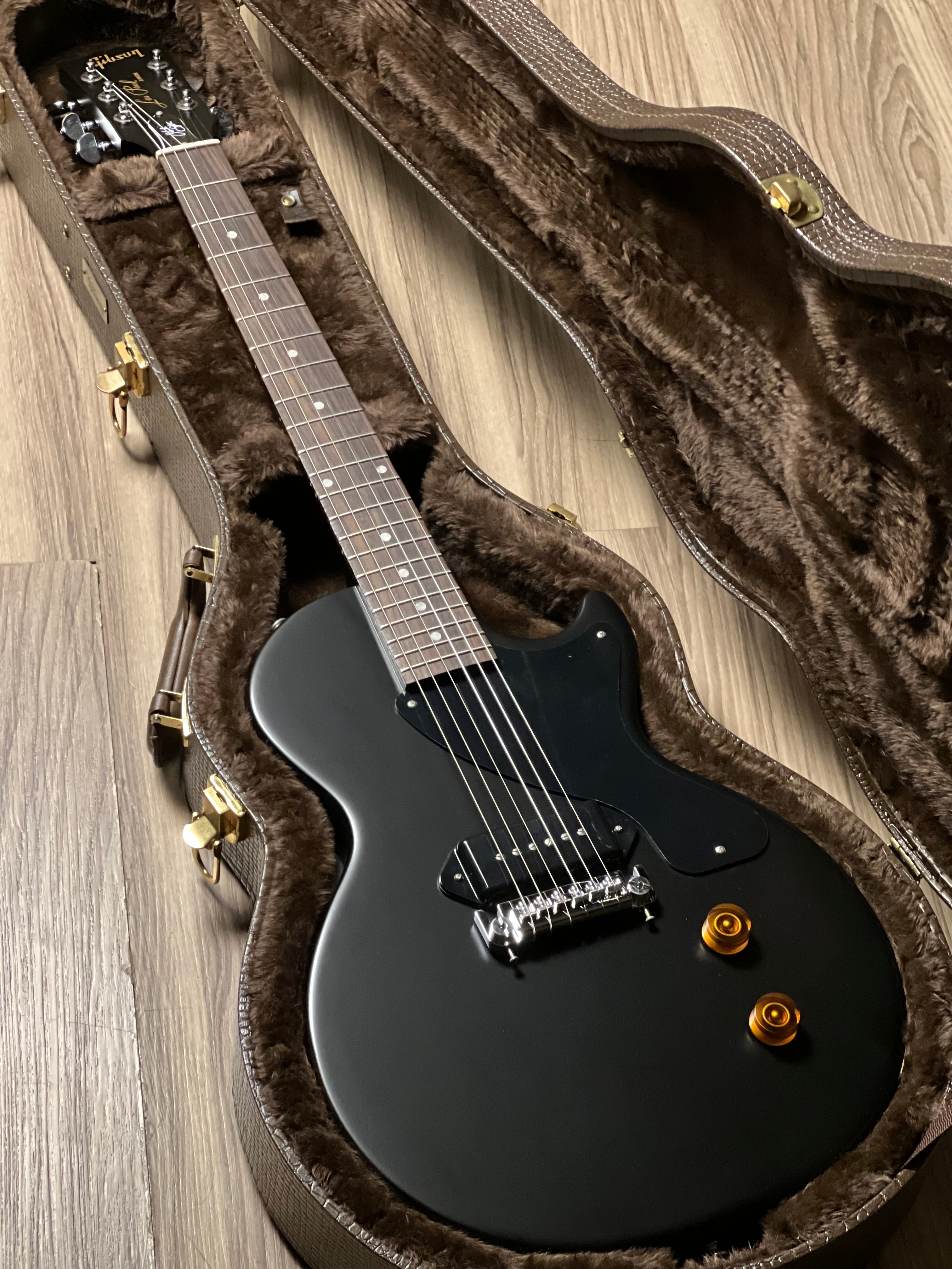 Gibson Les Paul Junior Charlie Starr Ebony Satin w/Case 224040192