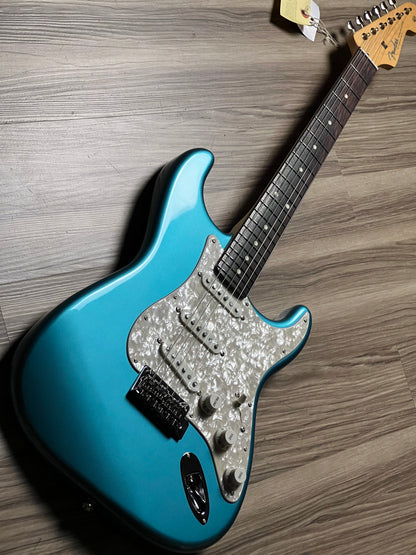 Fender FSR MIJ Hybrid II Stratocaster with RW FB in Teal Green Metallic JD24013146