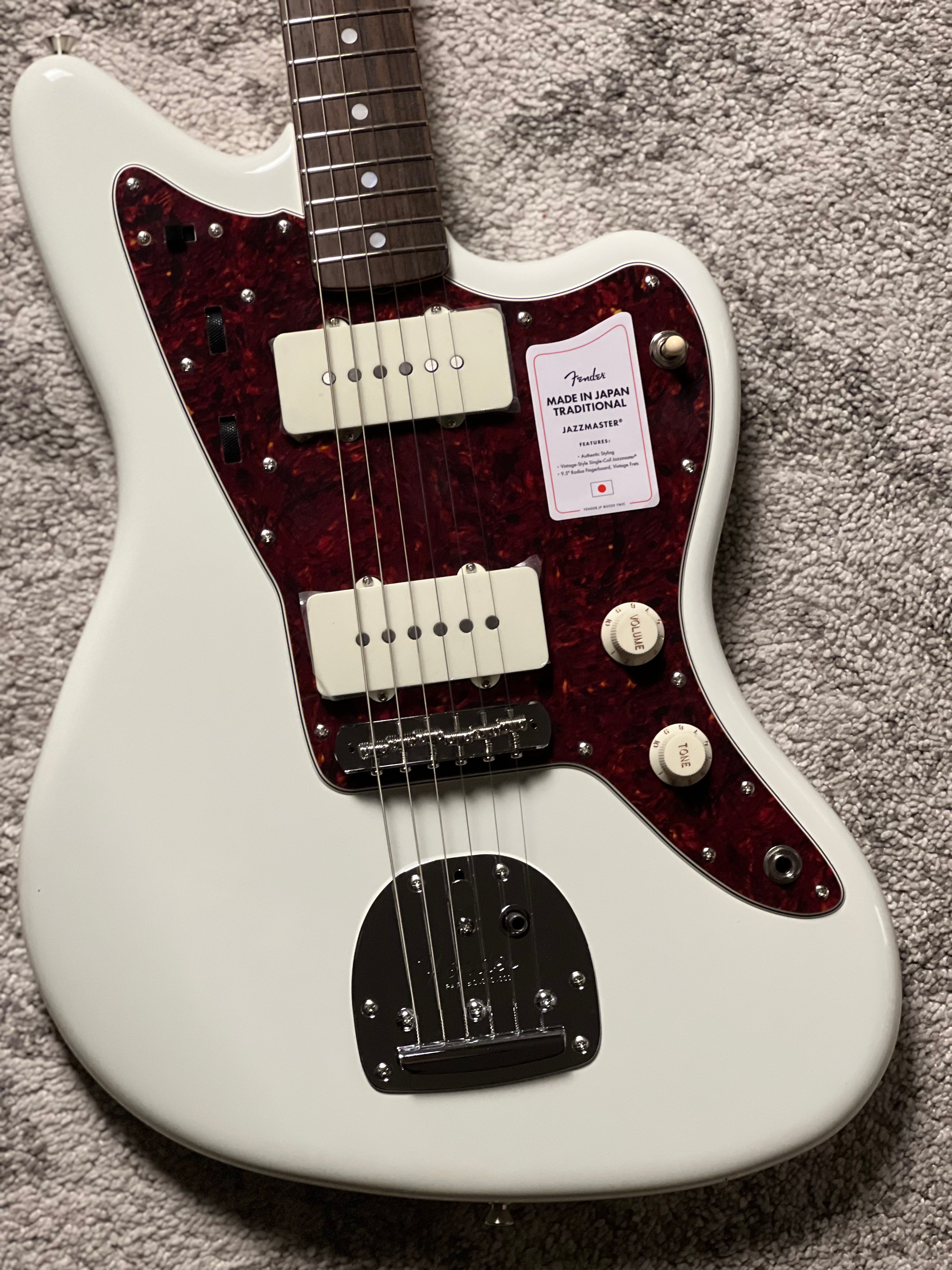 Fender Japan Traditional 60s Jazzmaster with RW FB in Olympic