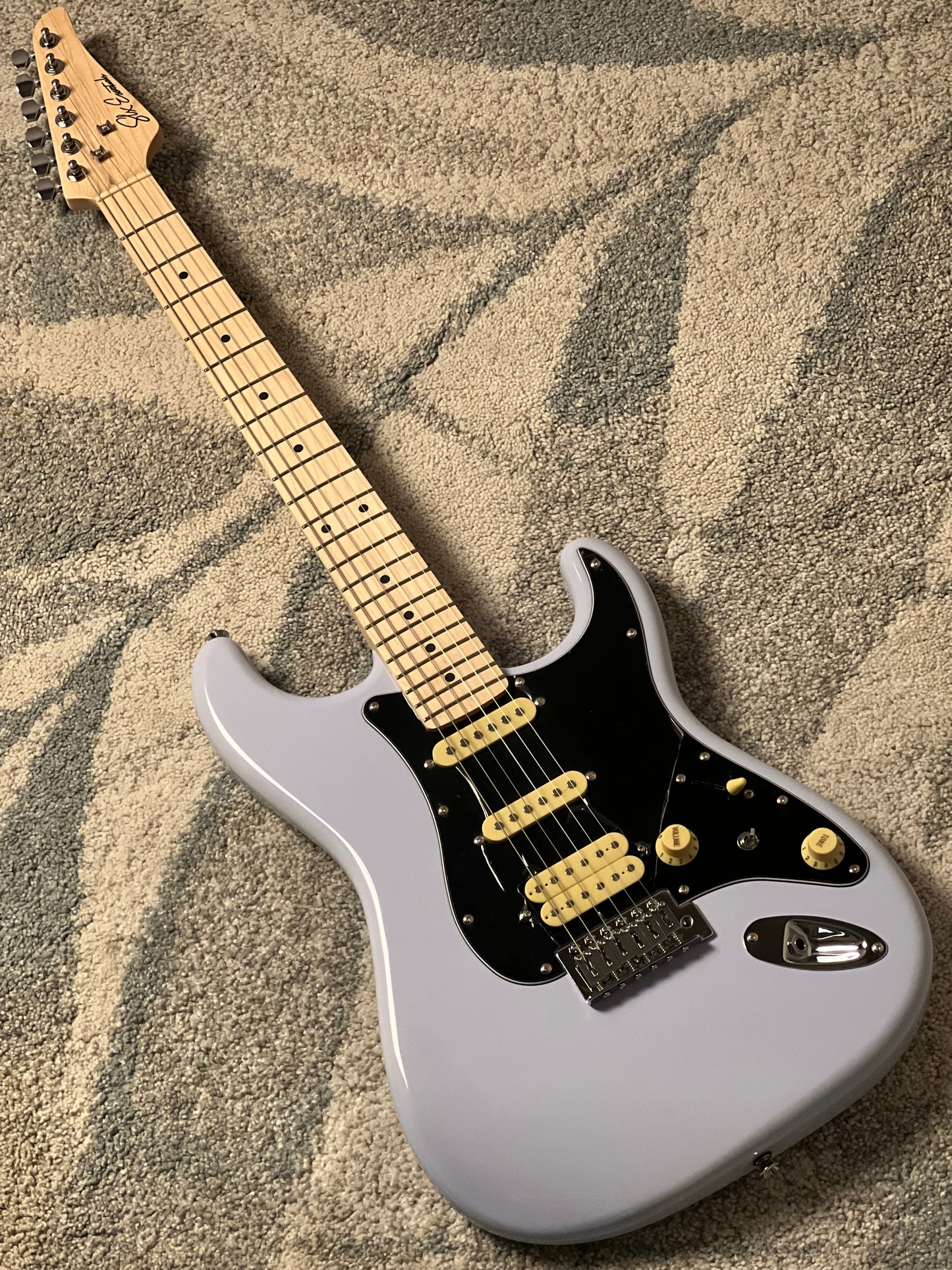 SLX Hawk Classic Essentials 22 HSS with Maple FB in Sonic Blue
