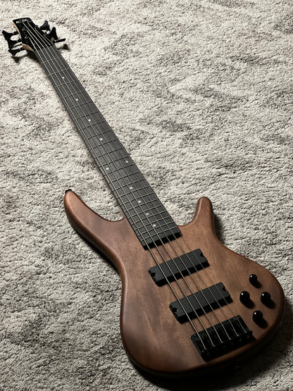 Ibanez GSR206B-WNF 6-String Bass Guitar in Walnut Flat