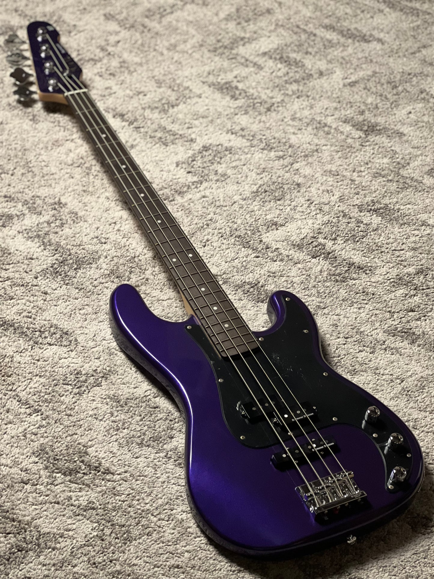 ESP LTD Surveyor 87 Bass Guitar in Dark Metallic Purple W23060091