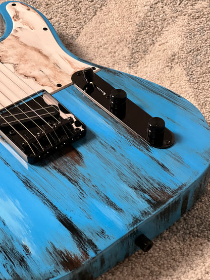 Dhatarattha Custom DTL in Barn Find Blue with Rosewood FB