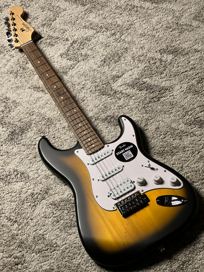 Squier Debut Series Stratocaster HSS with Laurel FB in 2 Tone Sunburst