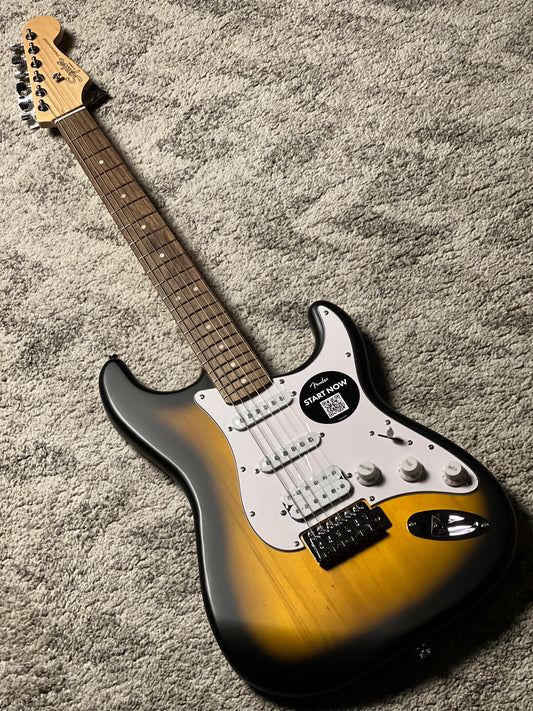 Squier Debut Series Stratocaster HSS with Laurel FB in 2 Tone Sunburst