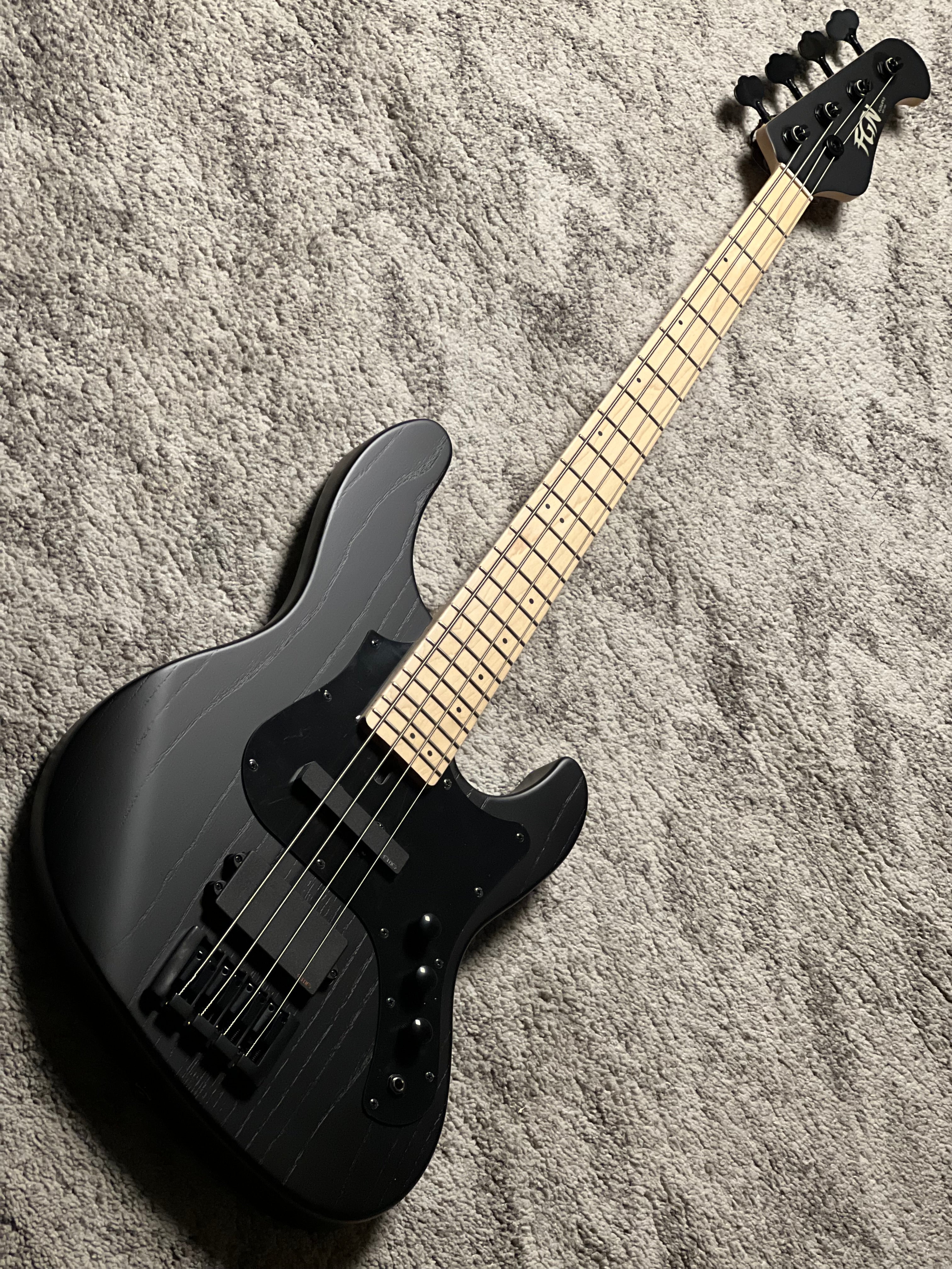 Fujigen FGN Mighty Jazz JMJ2-ASH-DEM/OPB in Open Pore Black