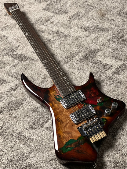 Dhatarattha Custom DHL in Solar Flare Burl Top with RW FB Nafiri Special Run