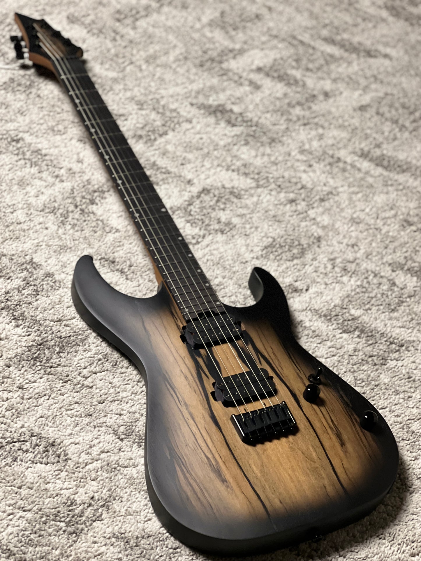 Cort KX500 Pale Moon in Natural Black Burst