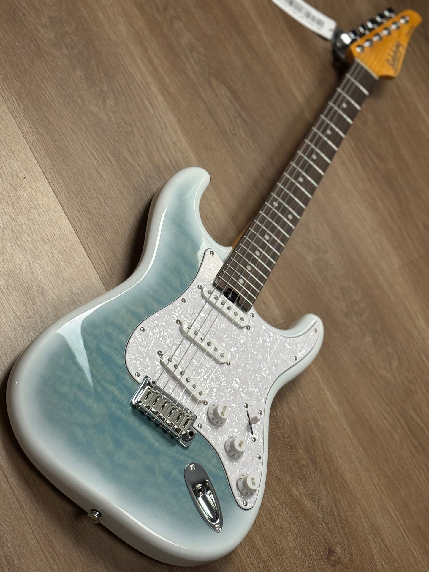 Soloking MS-1 Artisan Quilt SSS with Rosewood FB in Larimar Nafiri Special Run