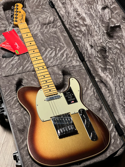 Fender American Ultra Telecaster พร้อม Maple FB สี Mocha Burst