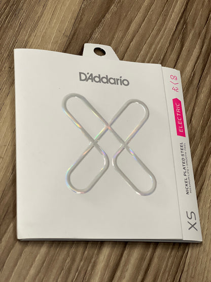 D'Addario XSE0942 Nickel-plated Steel Coated Electric Guitar Strings, Super Light, 9-42