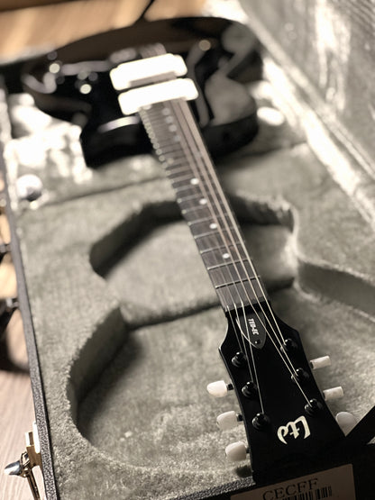 ESP LTD Ted Aguilar Signature TED-EC In Black with Hardshell Case W24022914