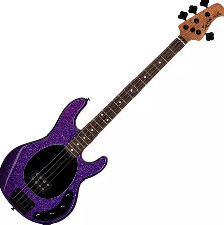 Sterling by Music Man Ray34 4-String Bass in Purple Sparkle