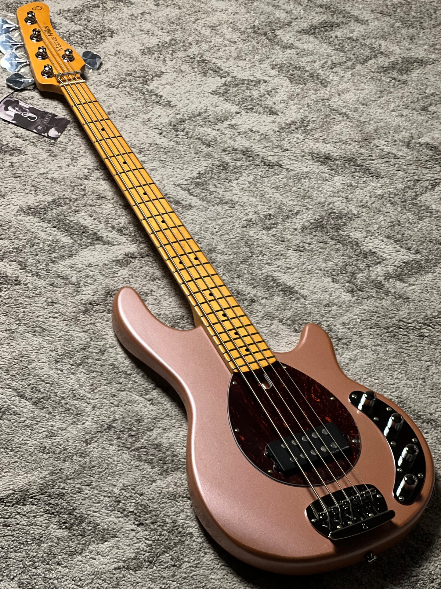 Sire Marcus Miller Z3 5-String Bass Guitar in Rosegold