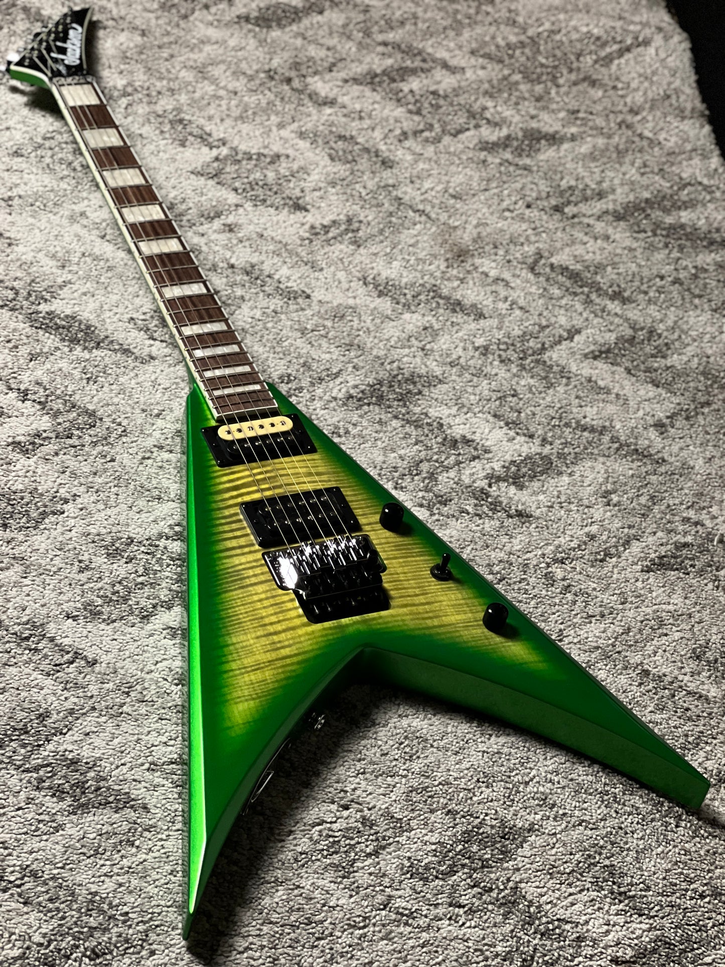 Jackson X Series Signature Scott Ian King V with RS FB in Baldini