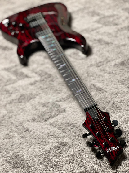 Schecter C-1 Silver Mountain - Blood Moon W21080117