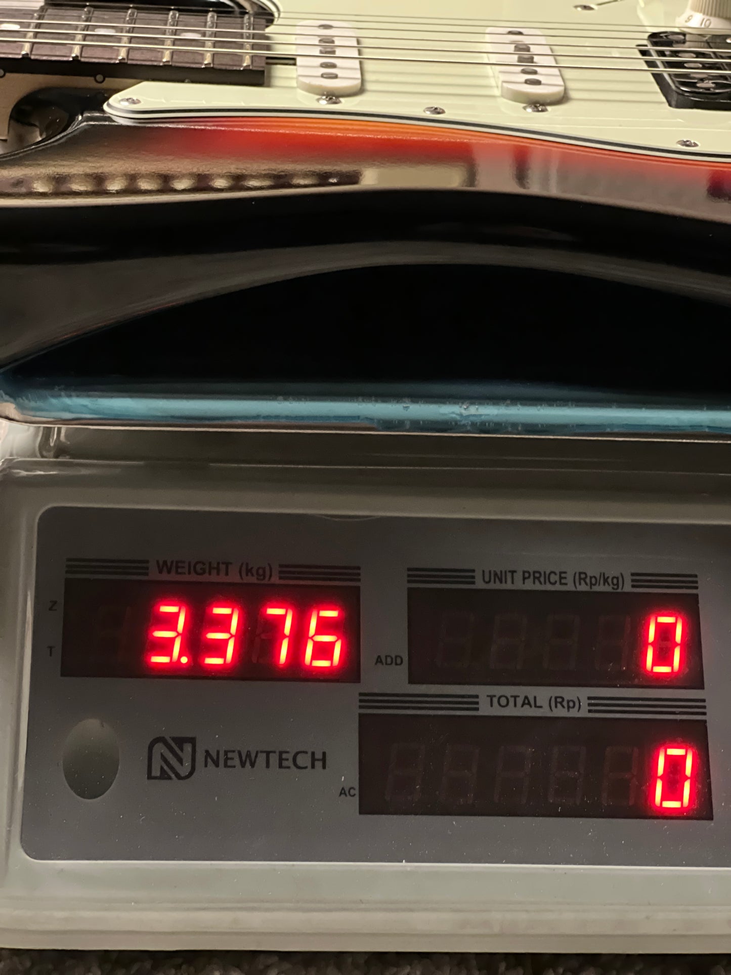 Saito S-622CS SSH Heritage with Rosewood in 3-Tone Sunburst with Mint Green PG 253195