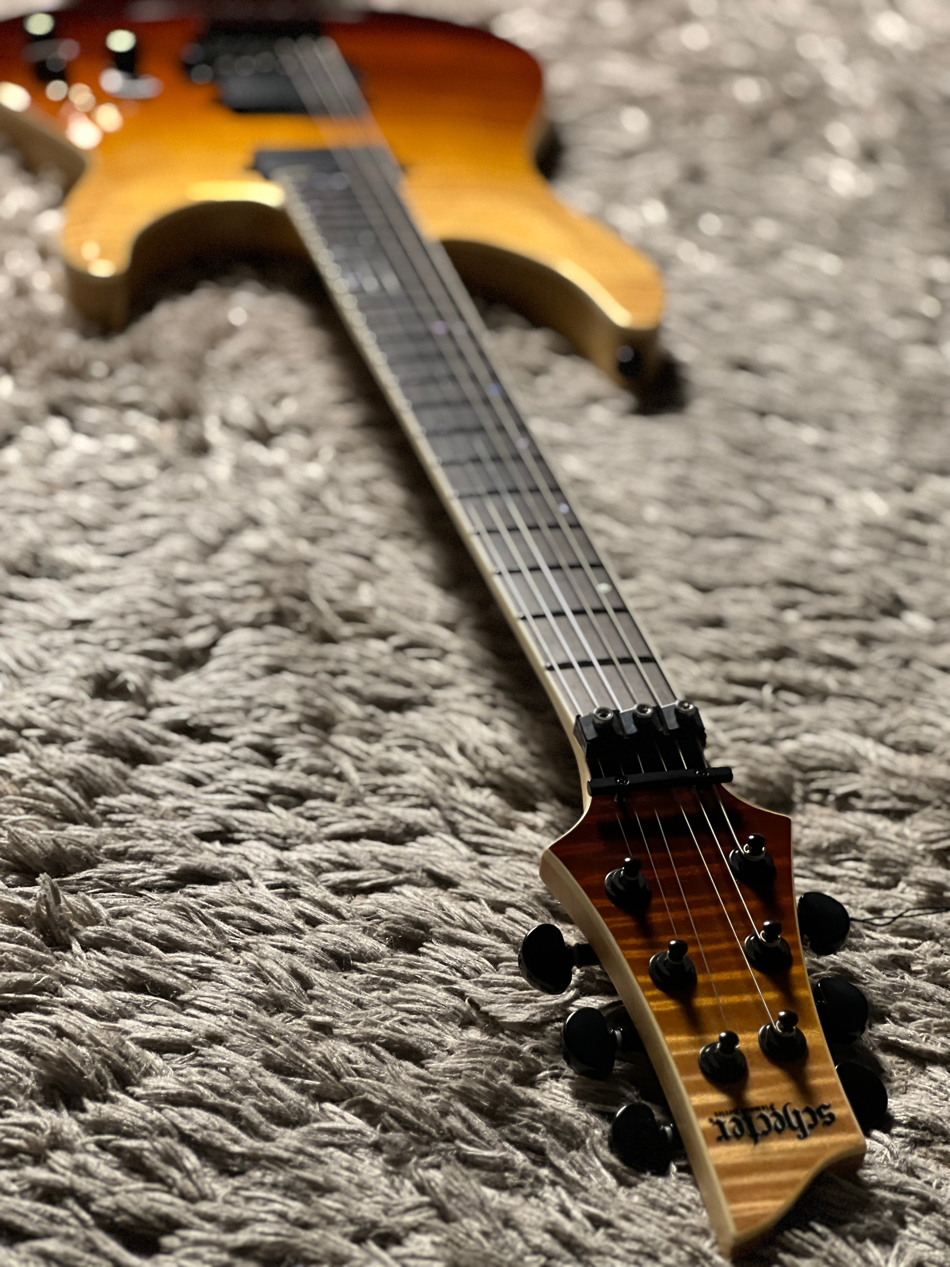 Schecter C-1 FR SLS Elite in Antique Fade Burst – nafiriguitar.com