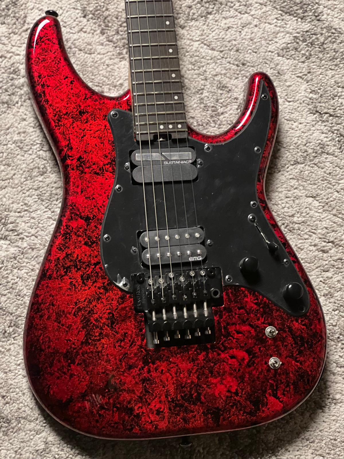 Schecter Sun Valley Super Shredder FR-S in Red Reign IM25042838
