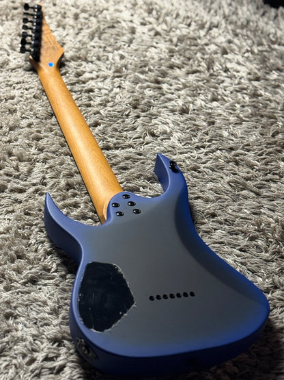 SQOE SEIB7S 7 String in Satin Neon Blue