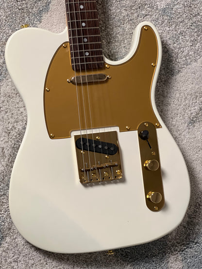 Soloking MT-1 Tribute 60s with Rosewood FB in Vintage White with Gold Hardware