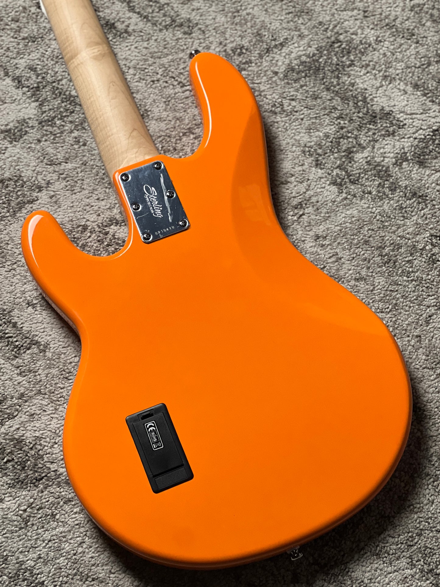Sterling by Music Man Mike Herrera StingRay Bass in Orange Creamsicle