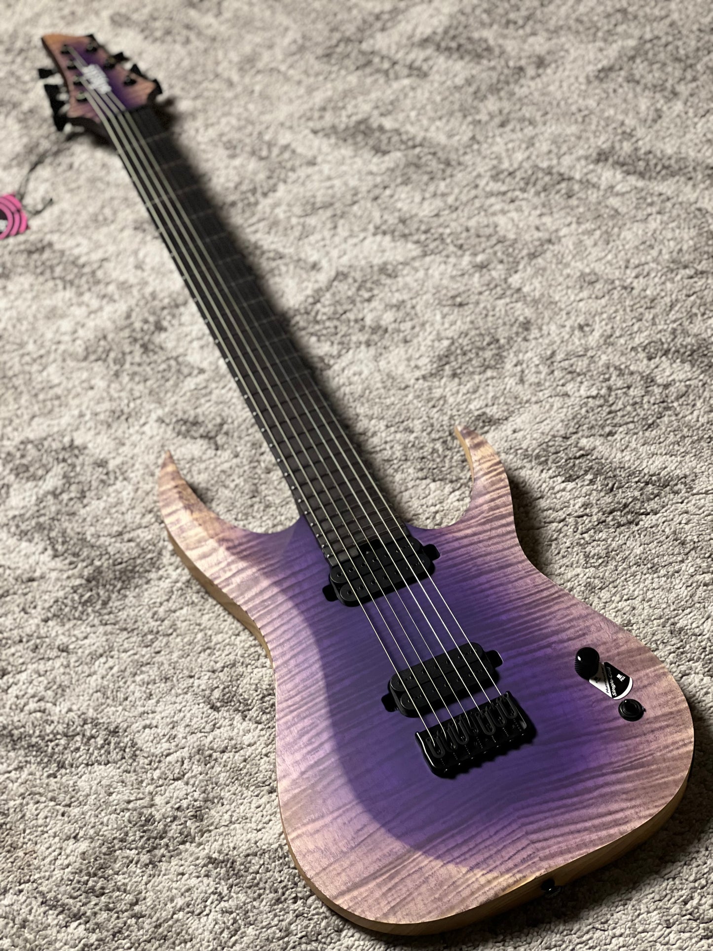 Schecter John Browne Tao-7 in Ozone Burst W26010932